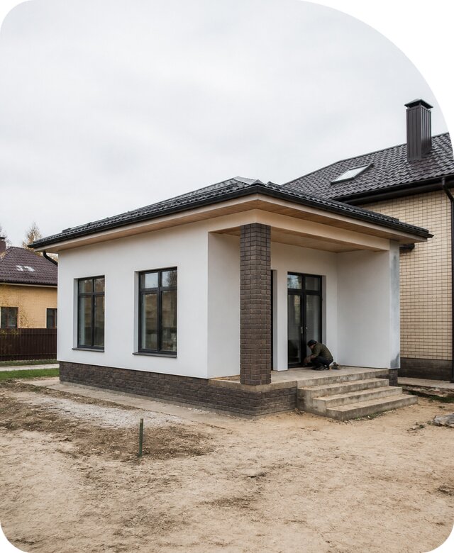 Строительство одноэтажной пристройки в Кронштадте от 469530 р. | РадиДОМА-Крн